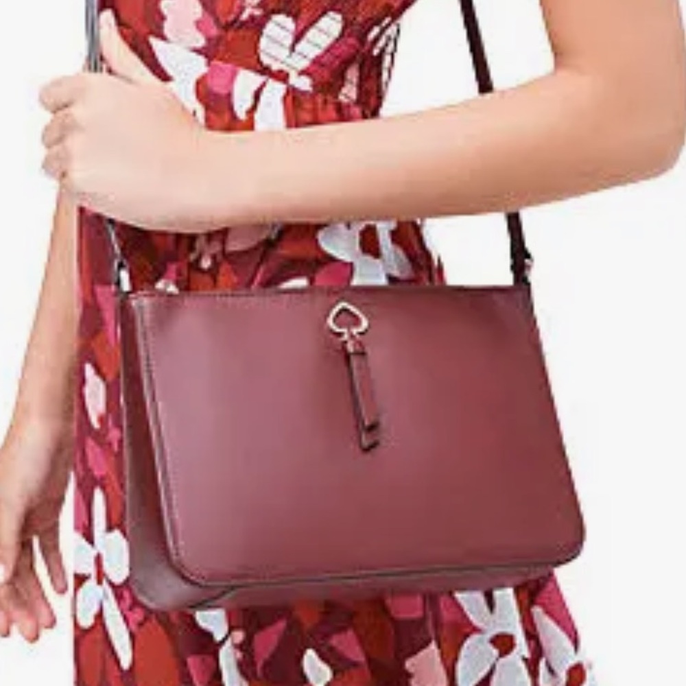 Kate Spade New York Adel medium top zip crossbody satchel
Cherrywood
NWT - Picture 15 of 16